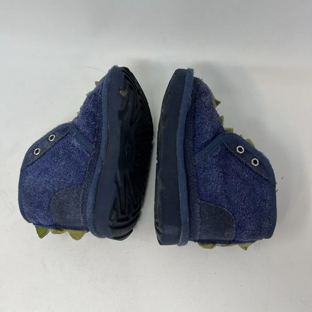 Ugg Australia Kid's sz 6 Dydo Neumel II Dinosaur Navy Blue Boots Toddler Boy
